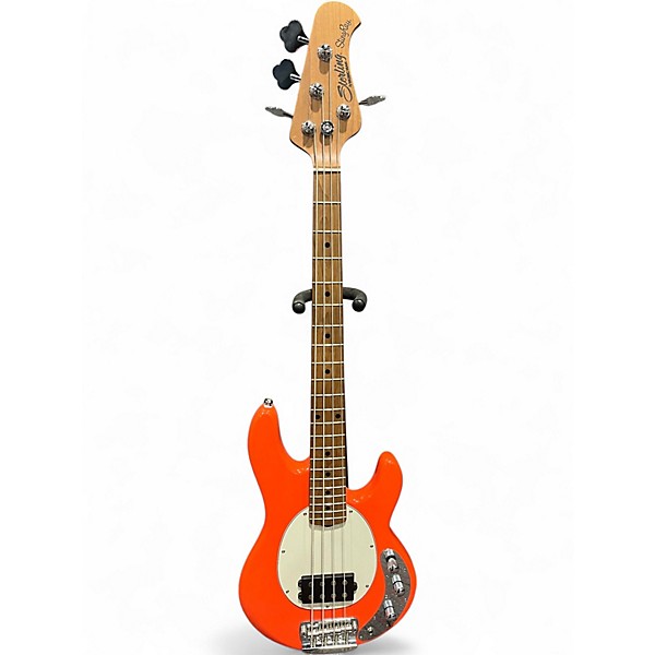 Used Sterling by Music Man Stingray RAYSS4 Red Electric Bass Guitar