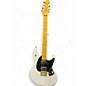 Used Sterling by Music Man Jared Dines Artist Series Stinray White Solid Body Electric Guitar thumbnail