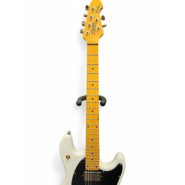 Used Sterling by Music Man Jared Dines Artist Series Stinray White Solid Body Electric Guitar