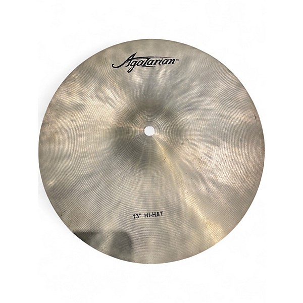 Used Agazarian 13in HI HAT PAIR Cymbal