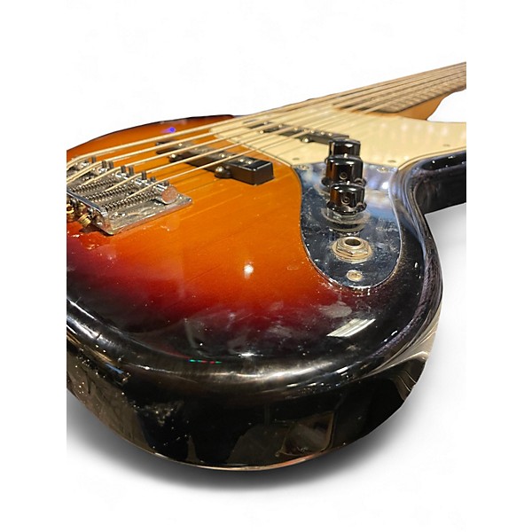 Used Fender Standard Jazz Bass V 5 String SUNBURST Electric Bass Guitar
