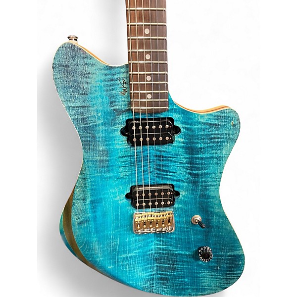Used Mws EC OFFSET TRANSPARTENT DENIM Solid Body Electric Guitar