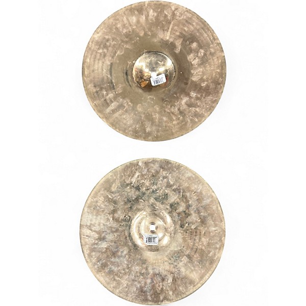 Used Zildjian 14in A Custom Hi Hat Pair Cymbal