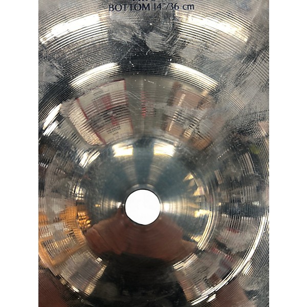 Used Zildjian 14in A Custom Hi Hat Pair Cymbal
