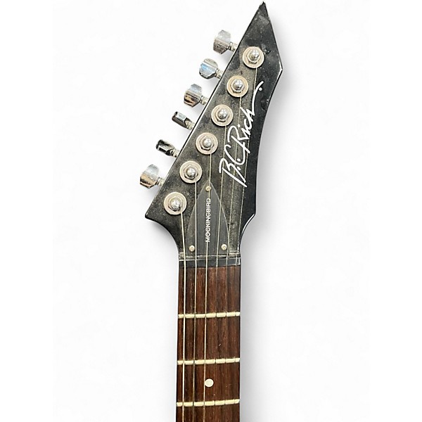 Used B.C. Rich Mockingbird ST Black Solid Body Electric Guitar