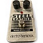 Used Electro-Harmonix Steel Leather Nano Bass Expander Bass Effect Pedal thumbnail