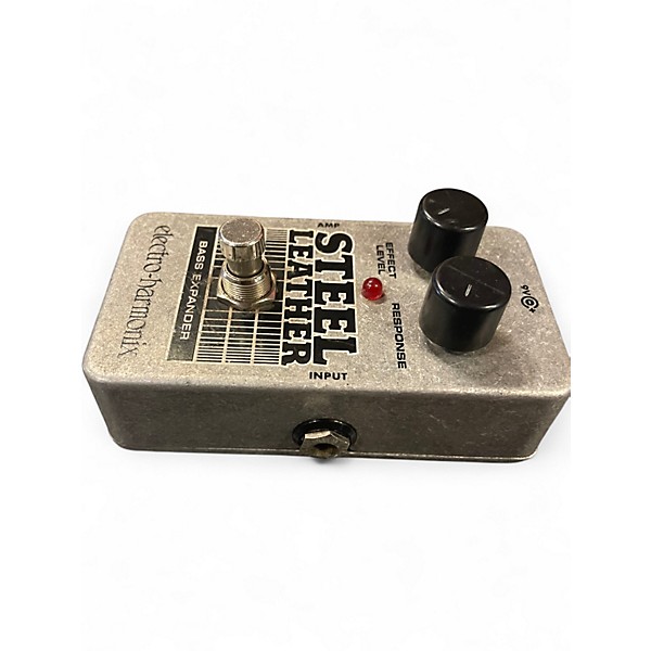 Used Electro-Harmonix Steel Leather Nano Bass Expander Bass Effect Pedal
