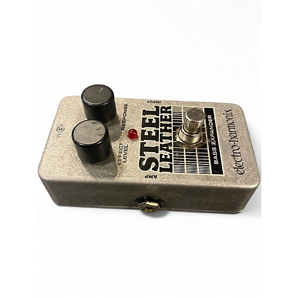 Used Electro-Harmonix Steel Leather Nano Bass Expander Bass Effect Pedal