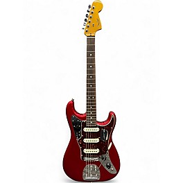 Used 2018 Fender Limited Edition Jaguar Stratocaster Candy Apple Red Solid Body Electric Guitar