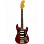 Used 2018 Fender Limited Edition Jaguar Stratocaster Candy Apple Red Solid Body Electric Guitar thumbnail