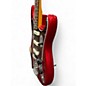 Used 2018 Fender Limited Edition Jaguar Stratocaster Candy Apple Red Solid Body Electric Guitar