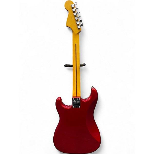 Used 2018 Fender Limited Edition Jaguar Stratocaster Candy Apple Red Solid Body Electric Guitar