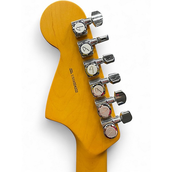 Used 2018 Fender Limited Edition Jaguar Stratocaster Candy Apple Red Solid Body Electric Guitar
