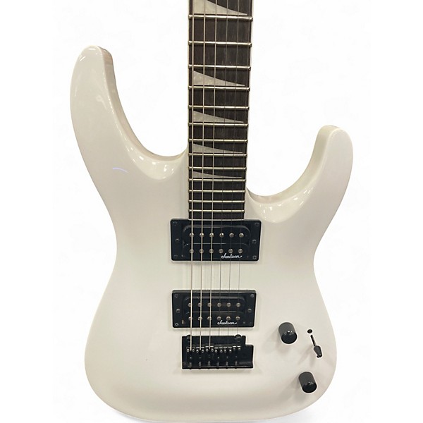 Used Jackson JS22 Dinky White Solid Body Electric Guitar
