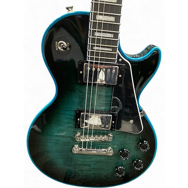 Used Epiphone LES PAUL CUSTOM WIDOW INDIGO BURST Solid Body Electric Guitar