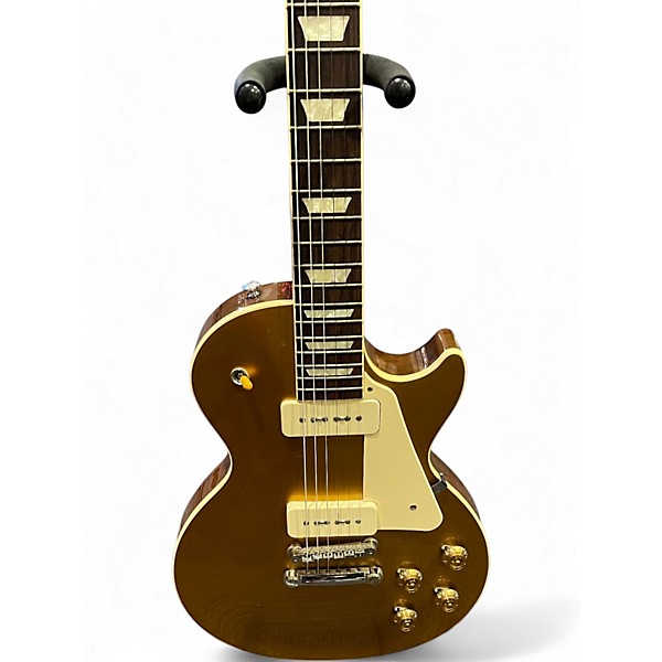 Used Gibson Les Paul Standard 1950S Neck Gold Solid Body Electric Guitar