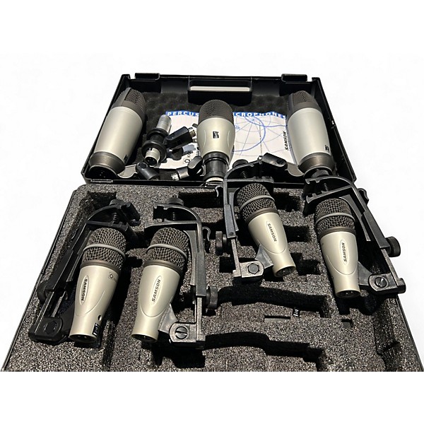 Used Samson 8 KIT Percussion Microphone Pack