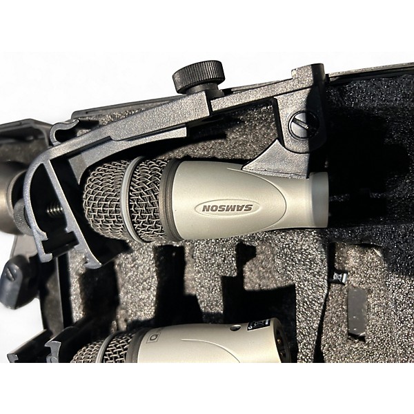 Used Samson 8 KIT Percussion Microphone Pack