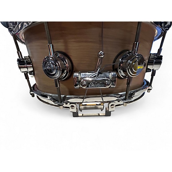 Used 2010s DW 14in Collector's Series Finish Ply Super Solid Maple Snare Natural Drum