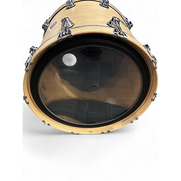 Used 2010s DW 14in Collector's Series Finish Ply Super Solid Maple Snare Natural Drum