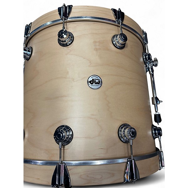 Used 2010s DW 4 Piece Collector's Series NATURAL Drum Kit