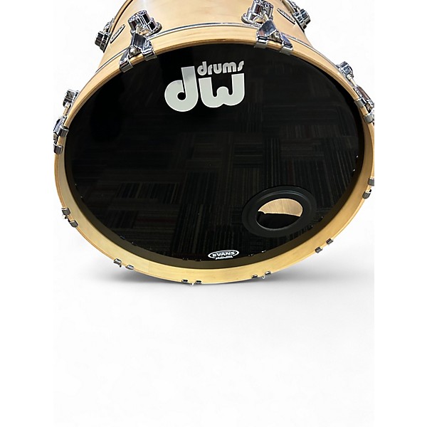 Used 2010s DW 4 Piece Collector's Series NATURAL Drum Kit