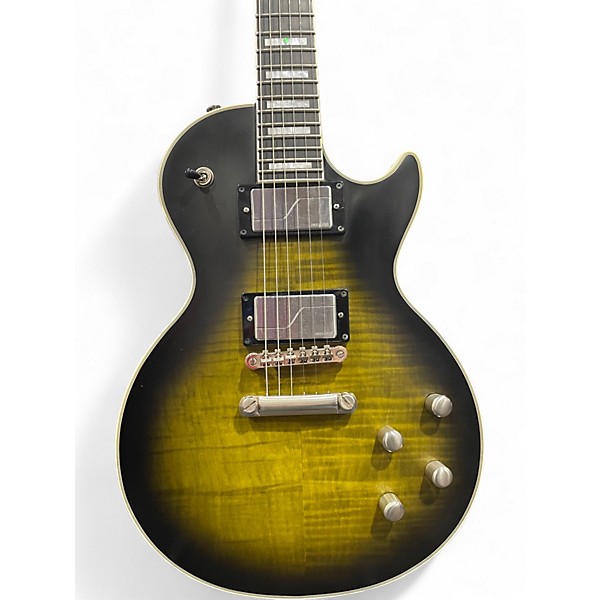 Used Epiphone Les Paul Prophecy Custom EX OLIVE TIGER Solid Body Electric Guitar