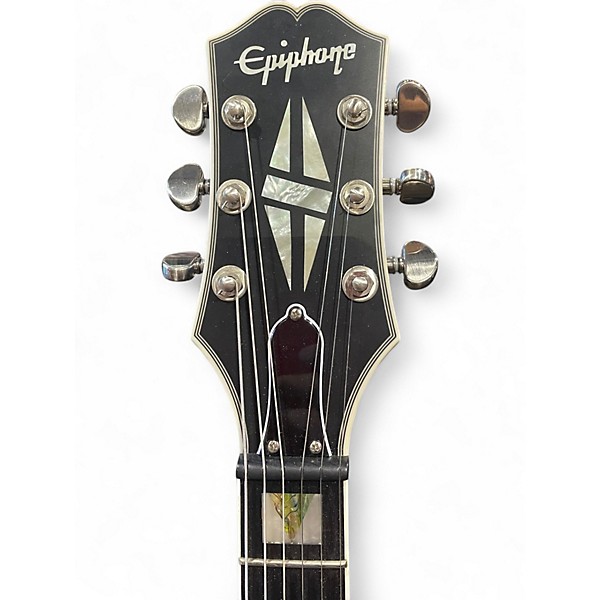 Used Epiphone Les Paul Prophecy Custom EX OLIVE TIGER Solid Body Electric Guitar