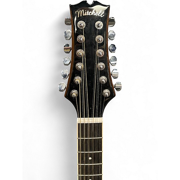 Used Mitchell D120S12E Natural 12 String Acoustic Electric Guitar