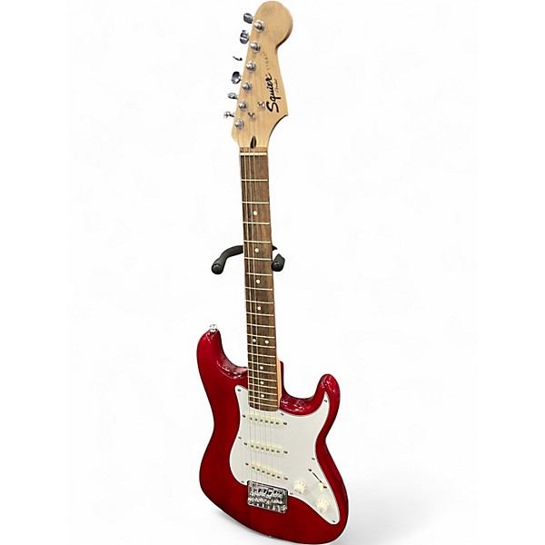 Used Squier Mini Affinity Stratocaster red Electric Guitar