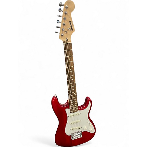 Used Squier Mini Affinity Stratocaster red Electric Guitar