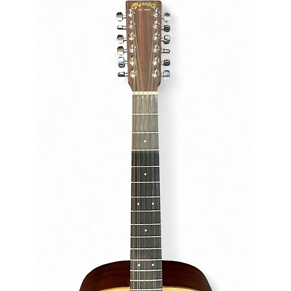 Used Martin D12X1AE Natural 12 String Acoustic Electric Guitar