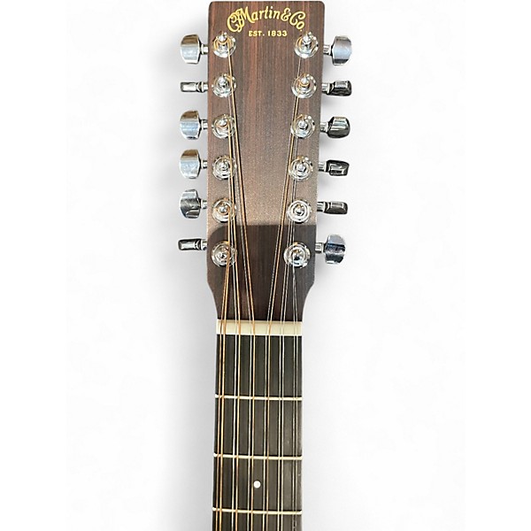 Used Martin D12X1AE Natural 12 String Acoustic Electric Guitar