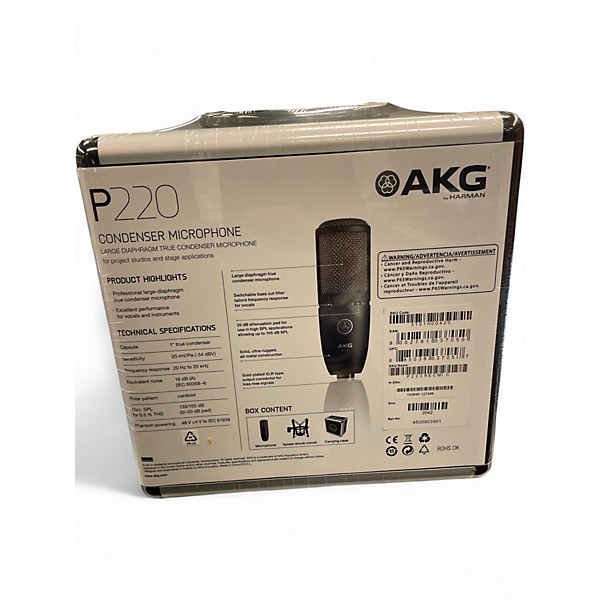Used AKG P220 Project Studio Condenser Microphone