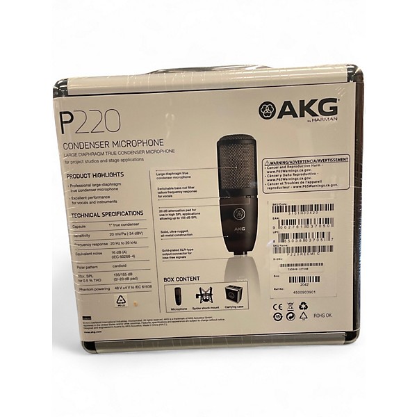 Used AKG P220 Project Studio Condenser Microphone