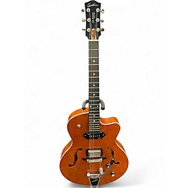 Used Godin 5TH AVENUE UPTOWN CUSTOM HAVANA BROWN Hollow Body Electric Guitar