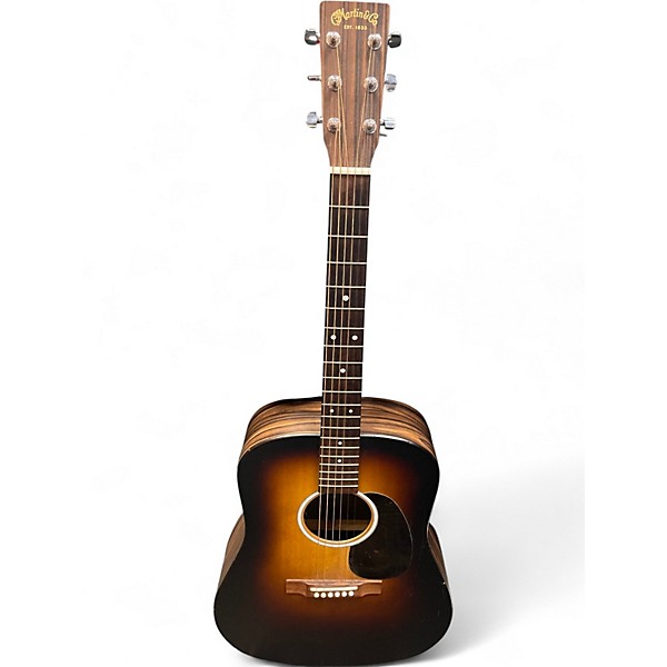 Used Martin D-X2 2 Tone Sunburst Acoustic Electric Guitar