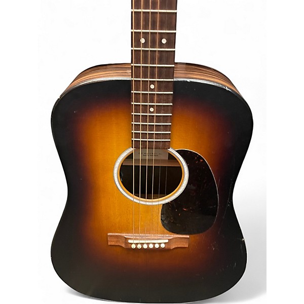 Used Martin D-X2 2 Tone Sunburst Acoustic Electric Guitar