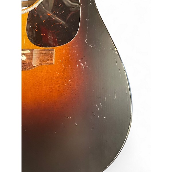 Used Martin D-X2 2 Tone Sunburst Acoustic Electric Guitar