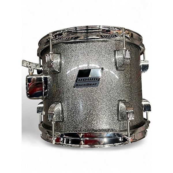 Used 2026 Ludwig 5 Piece BackBeat Silver Sparkle Drum Kit