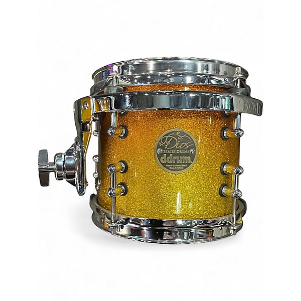 Used ddrum 6 Piece Dios Series GOLD FADE Drum Kit