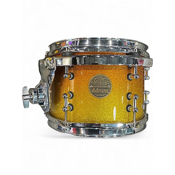 Used ddrum 6 Piece Dios Series GOLD FADE Drum Kit