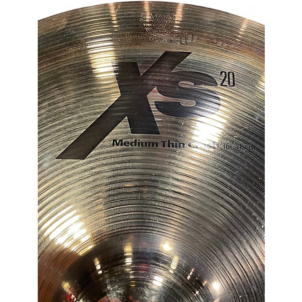 Used SABIAN 16in XS20 Medium Thin Crash Cymbal