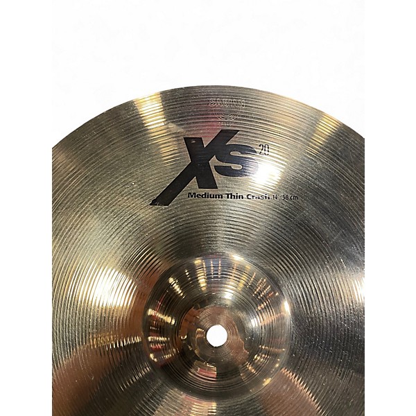 Used SABIAN 14in XS20 Medium Thin Crash Cymbal