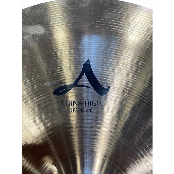 Used Zildjian 19in A CHINA HIGH Cymbal