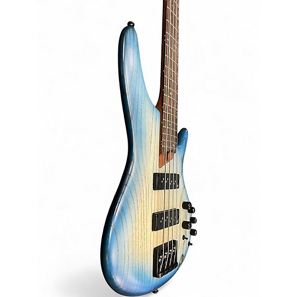 Used Ibanez SR600E Blue Burst Electric Bass Guitar