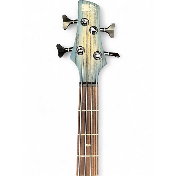 Used Ibanez SR600E Blue Burst Electric Bass Guitar