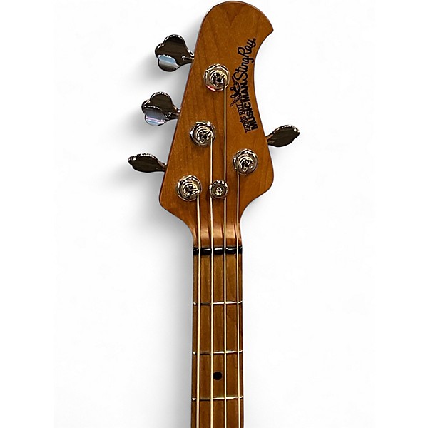 Used Ernie Ball Music Man STINGRAY SPC H Hot Honey Electric Bass Guitar