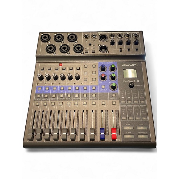 Used Zoom LiveTrak L-8 Unpowered Mixer