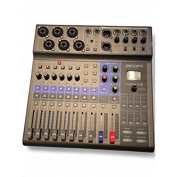Used Zoom LiveTrak L-8 Unpowered Mixer